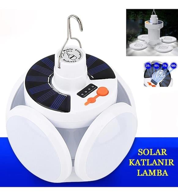 Solar 5 Kanatlı Kamp Lambası (5293)