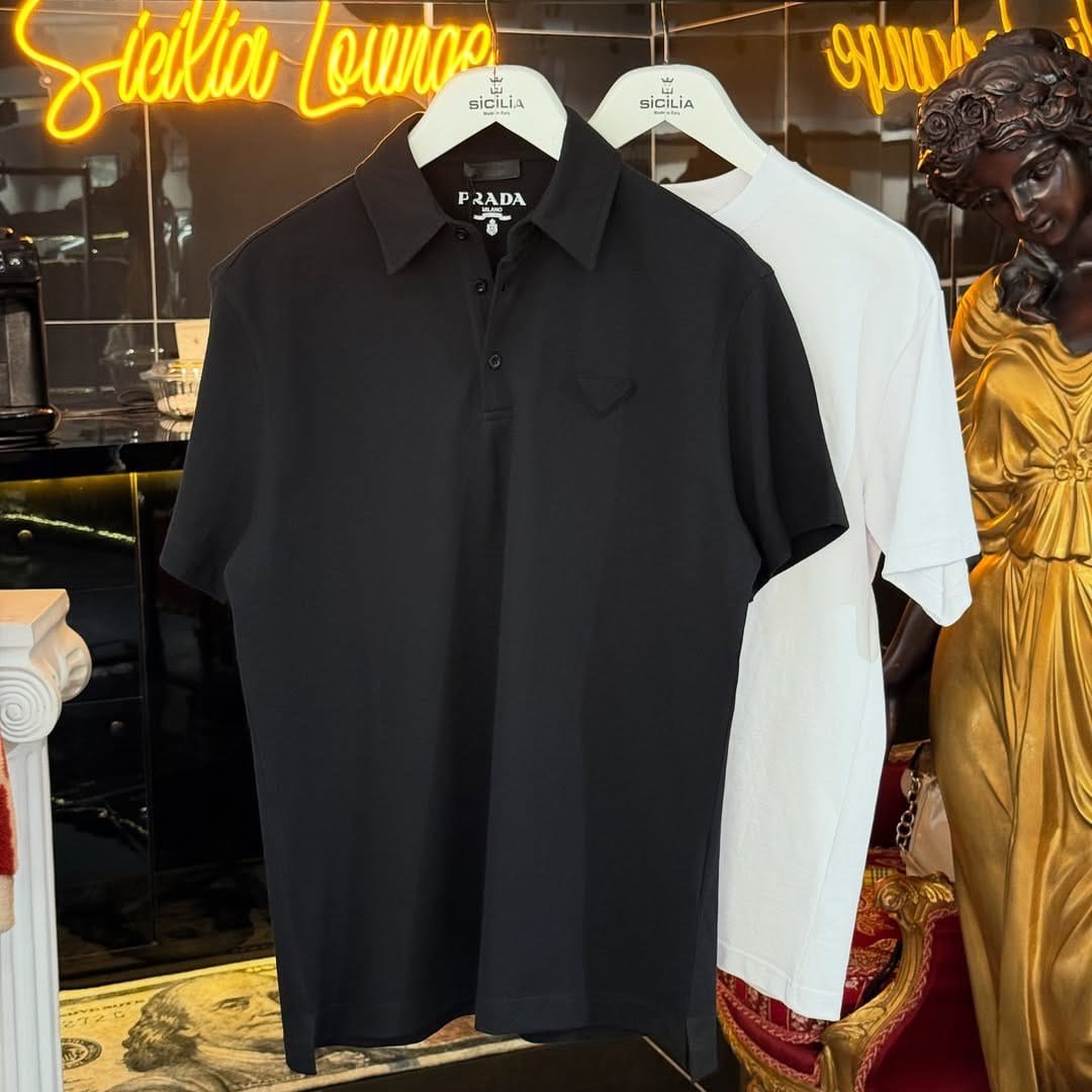 Prada Polo Yaka T-Shırt