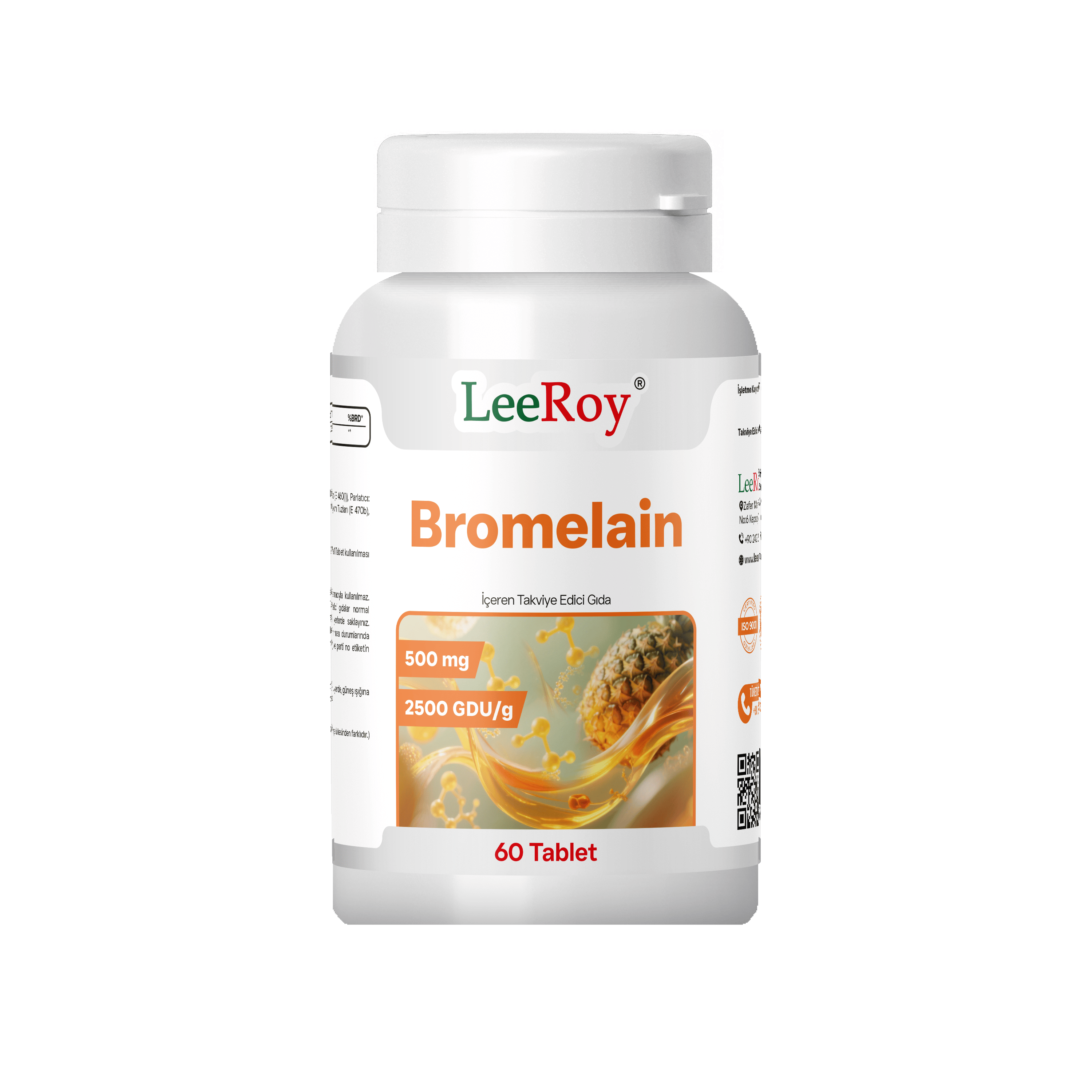 Leeroy Bromelaın 500Mg 60 Tablet