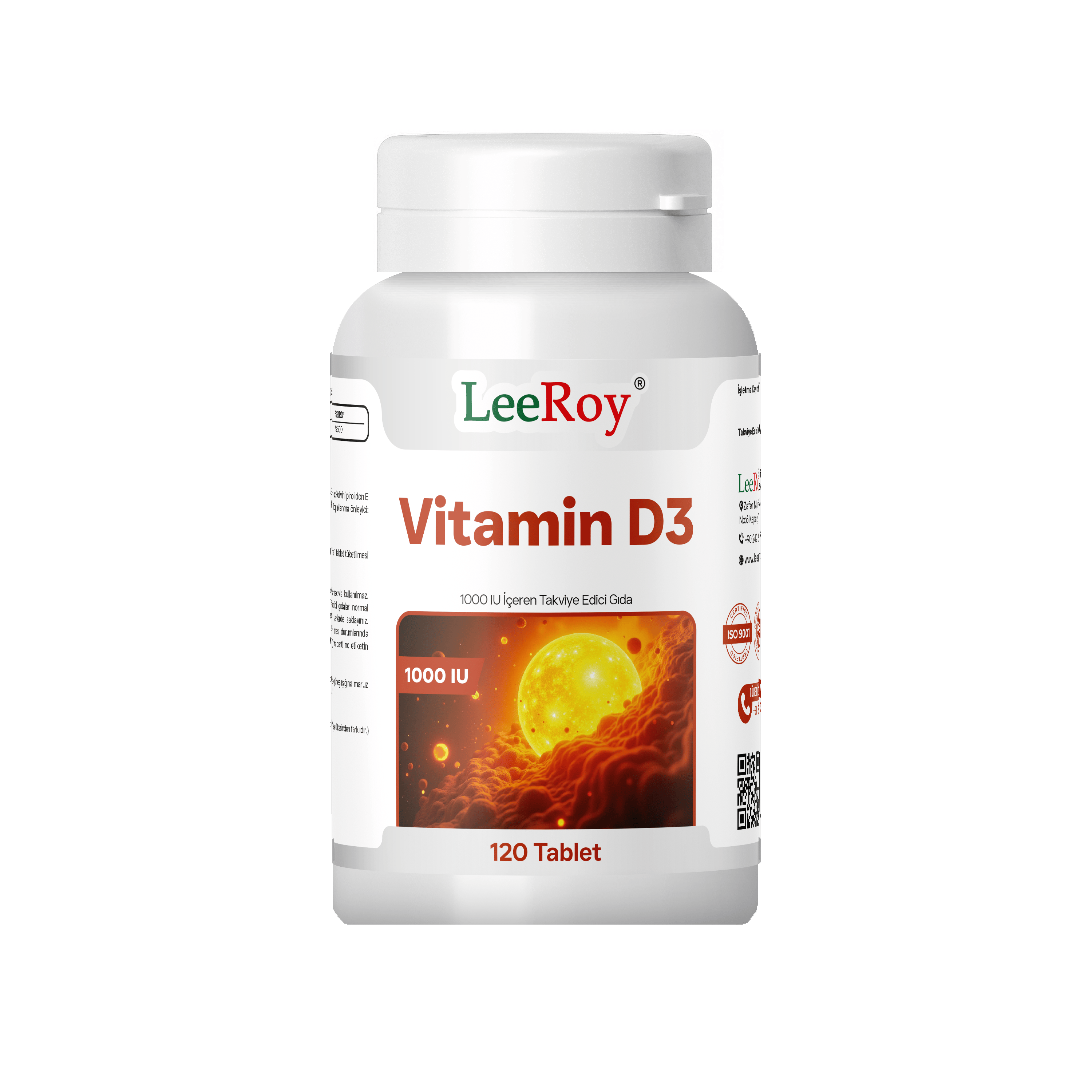 Leeroy D3 Vitamini 1000IU 120 Tablet