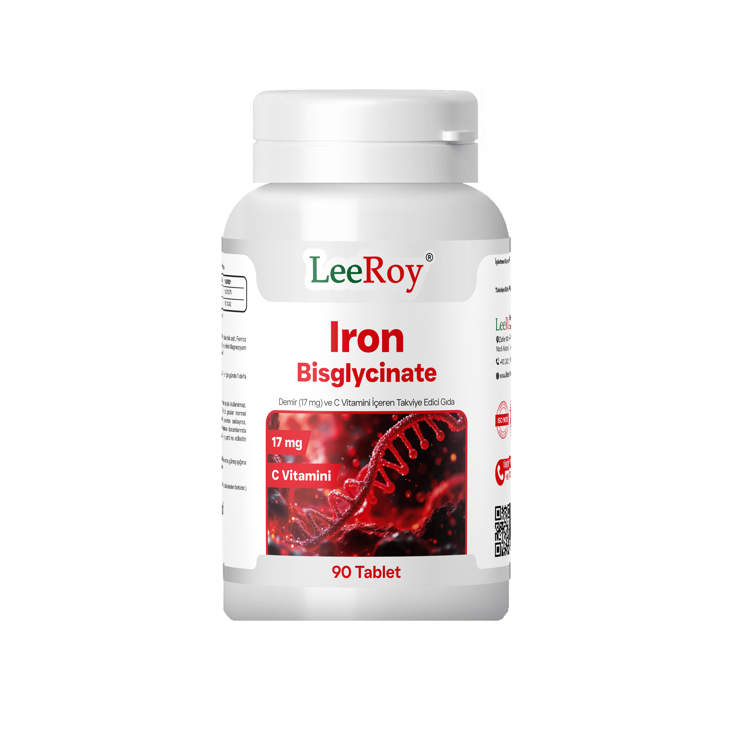 Leeroy Iron 17Mg 90 Tablet