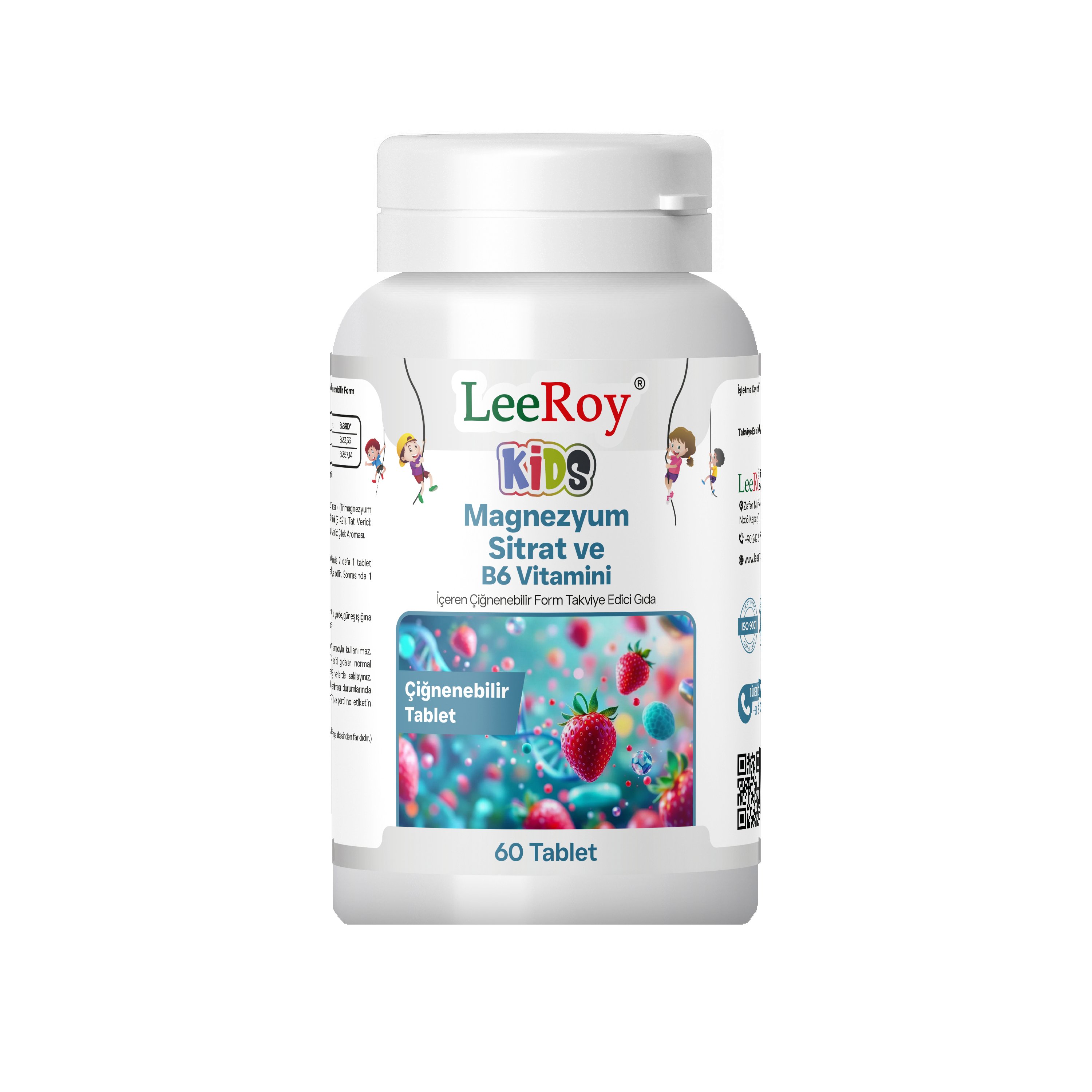 Leeroy Magnezyum Kids B6 60 Tablet