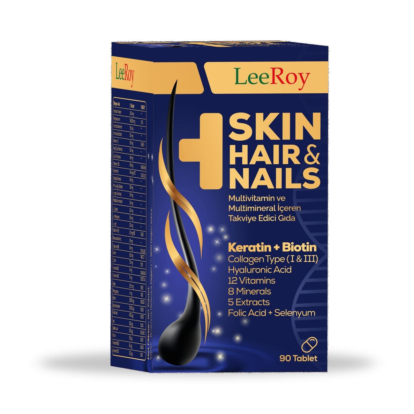 Leeroy Shn Keratin Complex Iteg 90 Tablet