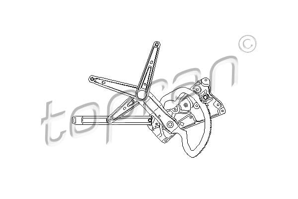 CAM KRİKOSU ELEKTRİKLİ MOTORSUZ ÖN SOL