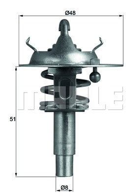 TERMOSTAT CONTALI 80C
