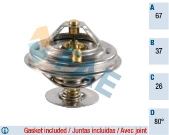 TERMOSTAT CONTALI 80C