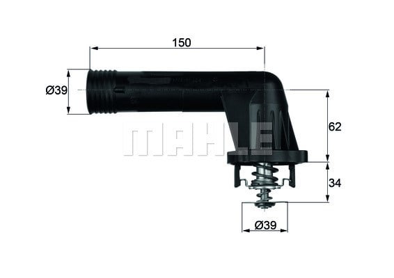 TERMOSTAT CONTALI 95C