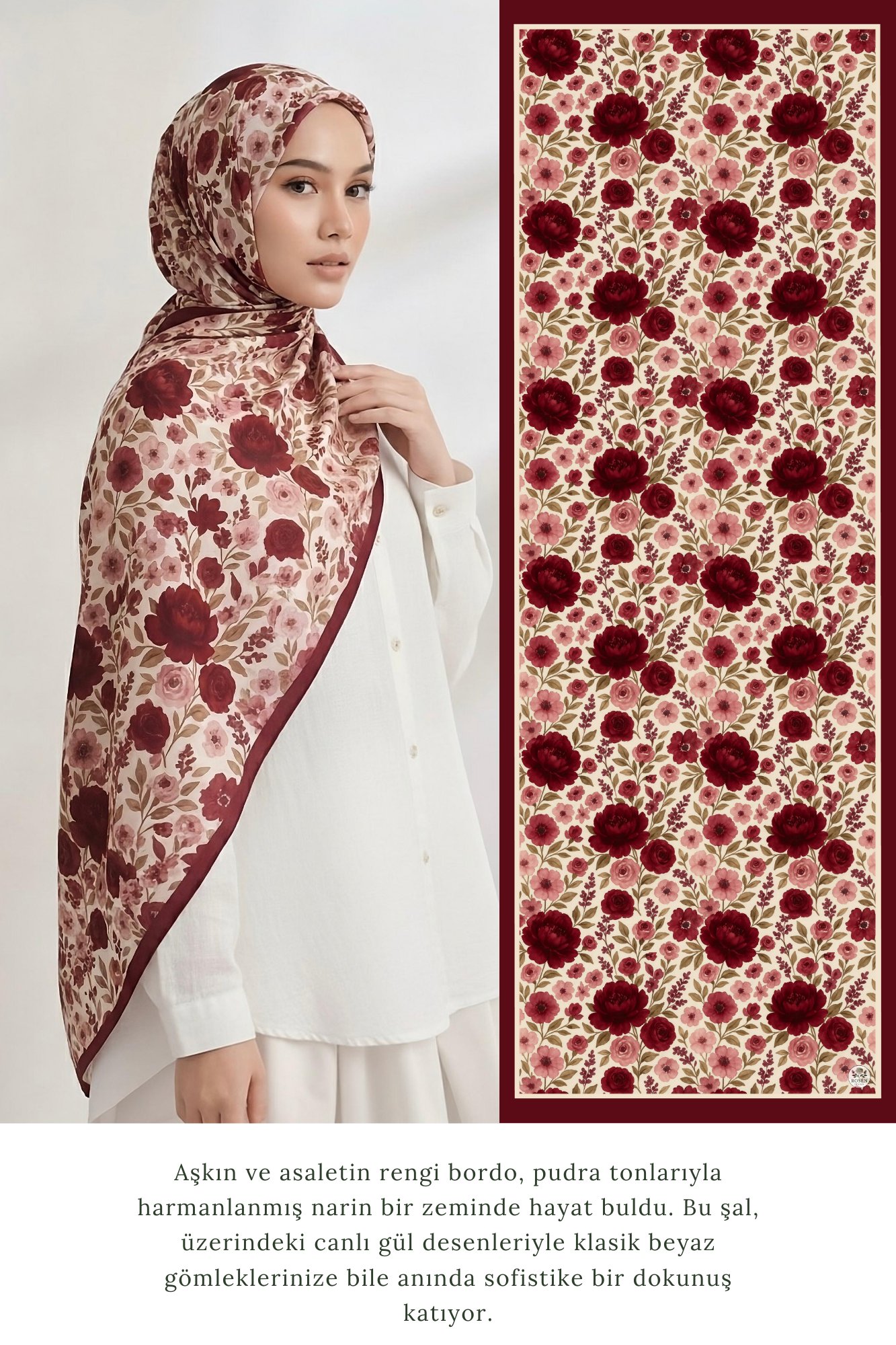 Arve Desenli Soft Şal Tüm Ürünlerrosen design