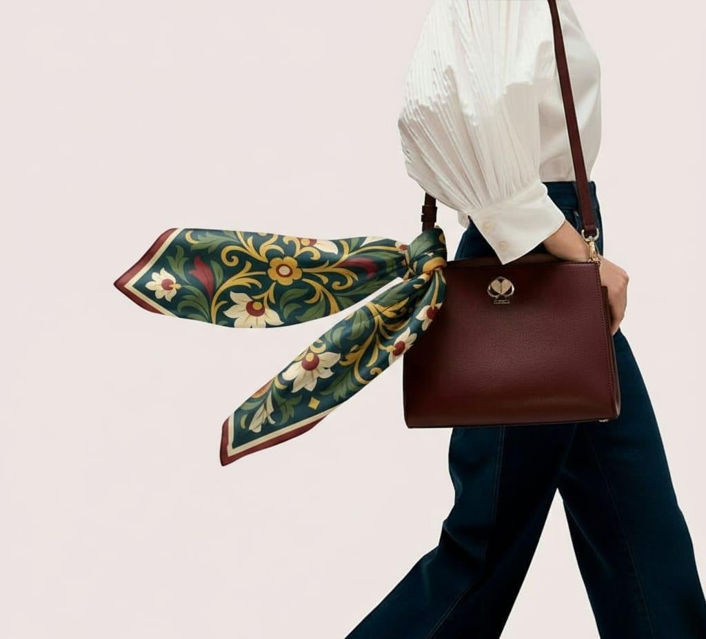 Desenli FularFularrosen design