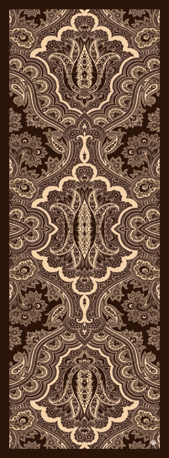 Etnik Desen KahveDesenli Şalrosen design
