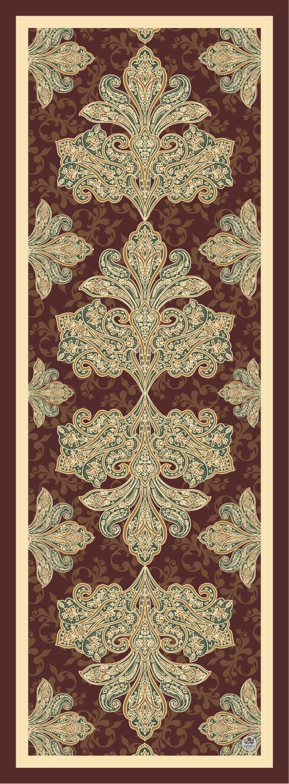 Mihrişah Bordo ŞalDesenli Şalrosen design