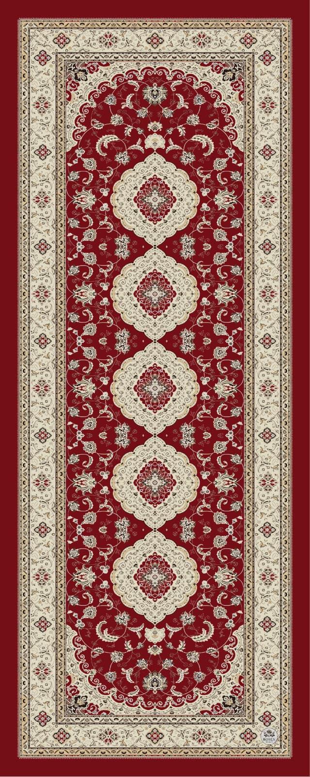 Royal Desen KırmızıDesenli Şalrosen design