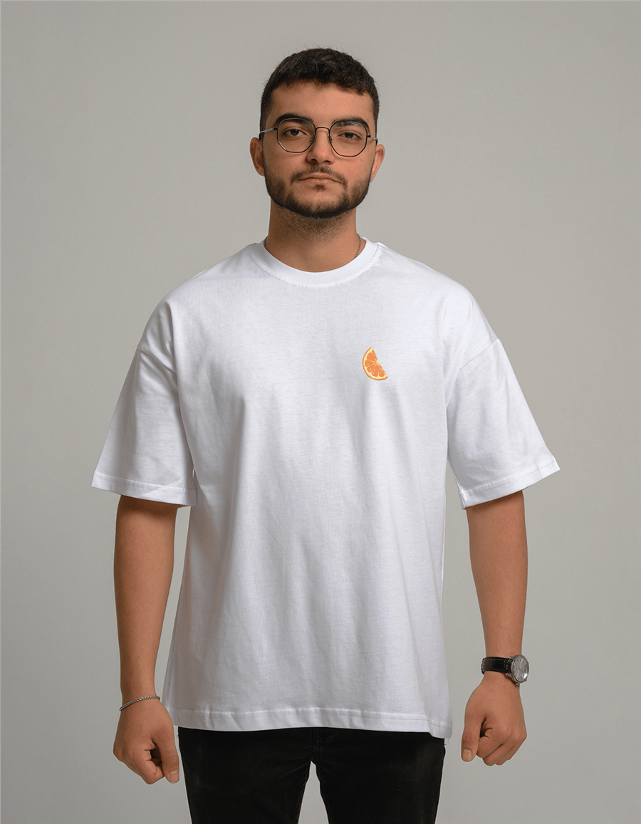 Aperol Spritz Kokteyl Baskılı Unisex Oversize T-Shirt