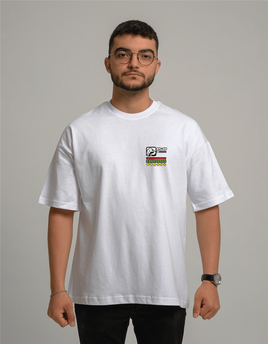 GTA  Baskılı Unisex Oversize T-Shirt