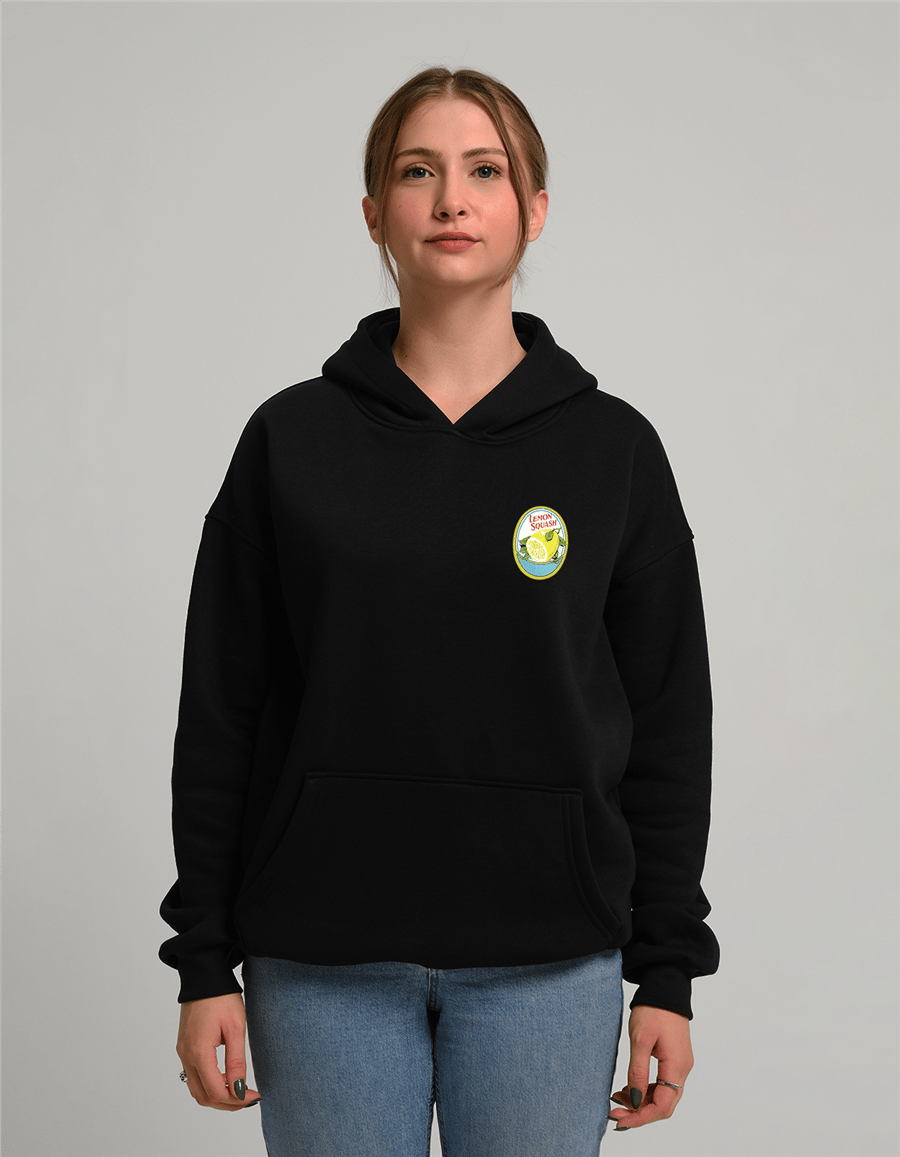 Lemon Squash Baskılı Unisex Kapüşonlu Sweatshirt