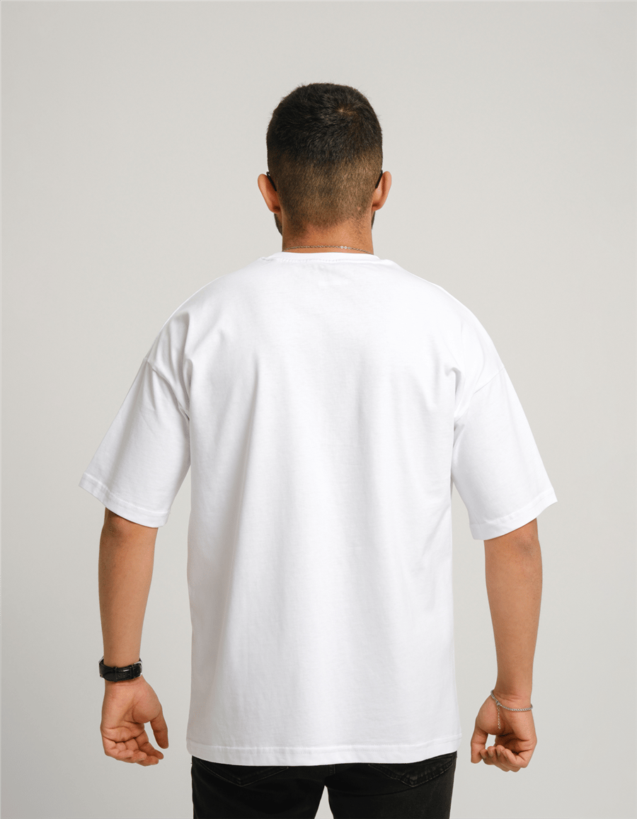 Raspberry Crush Baskılı Unisex Oversize T-Shirt