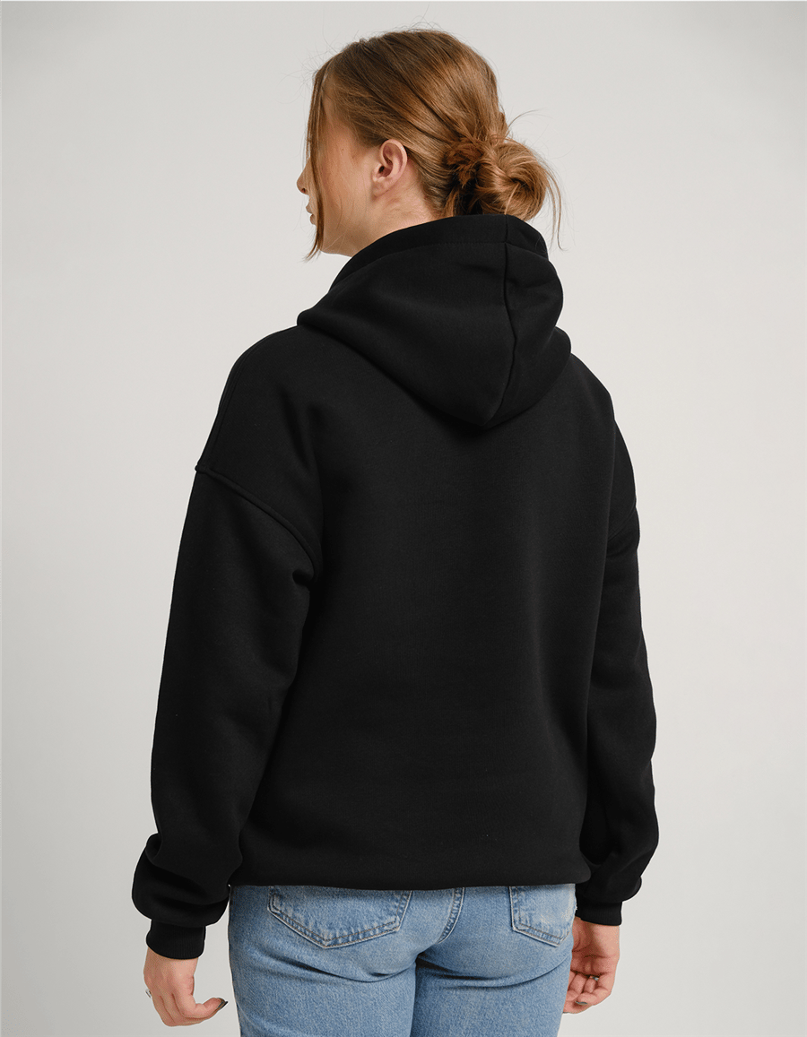 Wasted Baskılı Unisex Kapüşonlu Sweatshirt