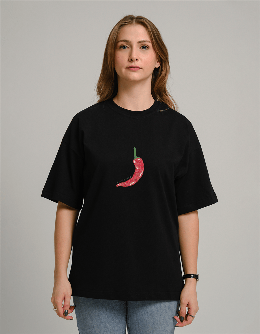 You Are Hot Baskılı Unisex Oversize T-Shirt