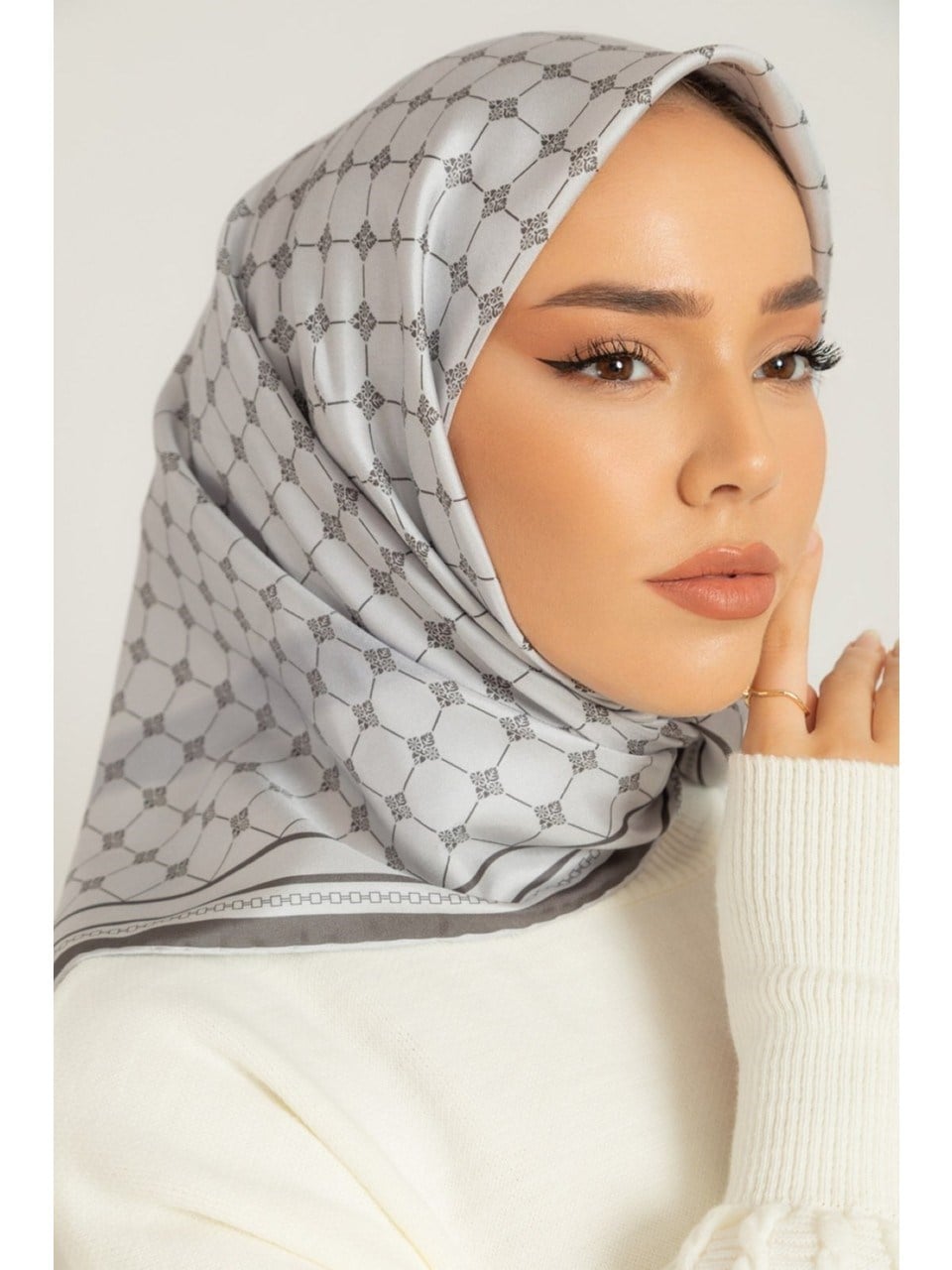 Twill İpek Eşarp 11393-01