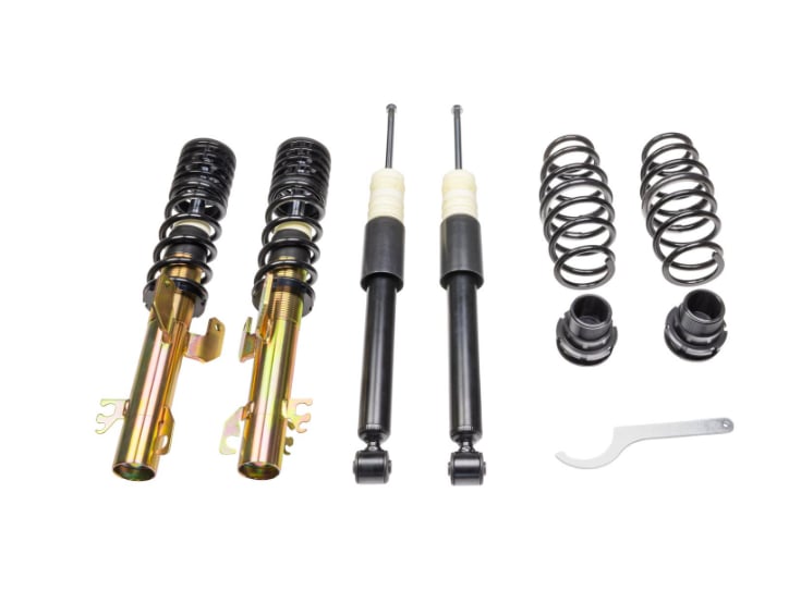 DTSLine SX Coilover Yükseklik Ayarlı Coilover Seti – Audi A1 / VW Polo / Seat Ibiza / Skoda Fabia