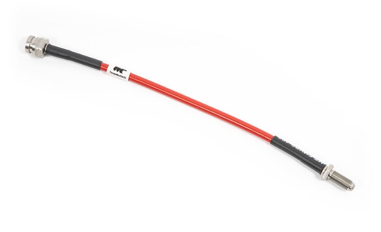 Forge Motorsport VW Golf M7 Çelik Fren Hortum Seti (4 Parça) – HT-VW-4-128R 10 mm