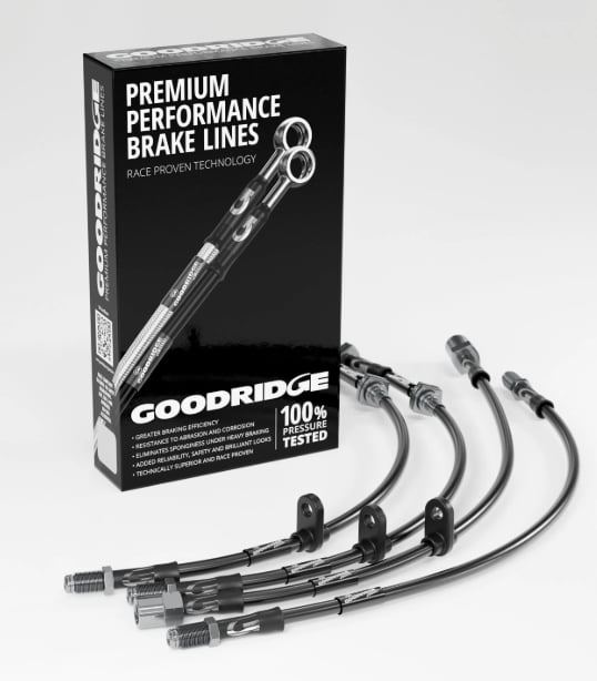 Goodridge Performans Çelik Fren Hortumu – Peugeot 208 GTi 1.6 THP 200 Uyumlu (2012–2015)