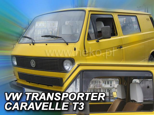 HEKO 31196 Wind deflectors VOLKSWAGEN Caravelle / Transporter 2d 1979-1990 / T-3 (front only)