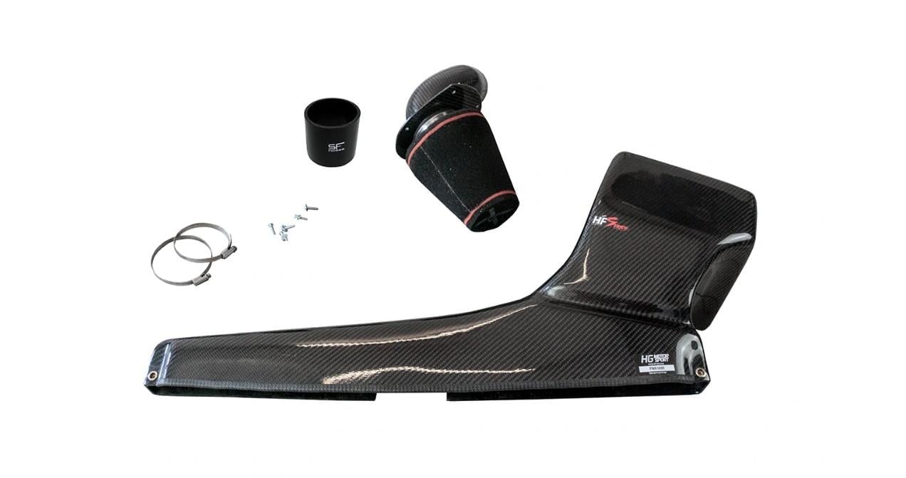 HG MOTORSPORT HGHFISV04G3 HFI Carbon air intake kit Gen.3 VAG 1.8-2.0 T(F)SI EA888 Gen.3 (e.g. Golf Mk7, A3 8V)
