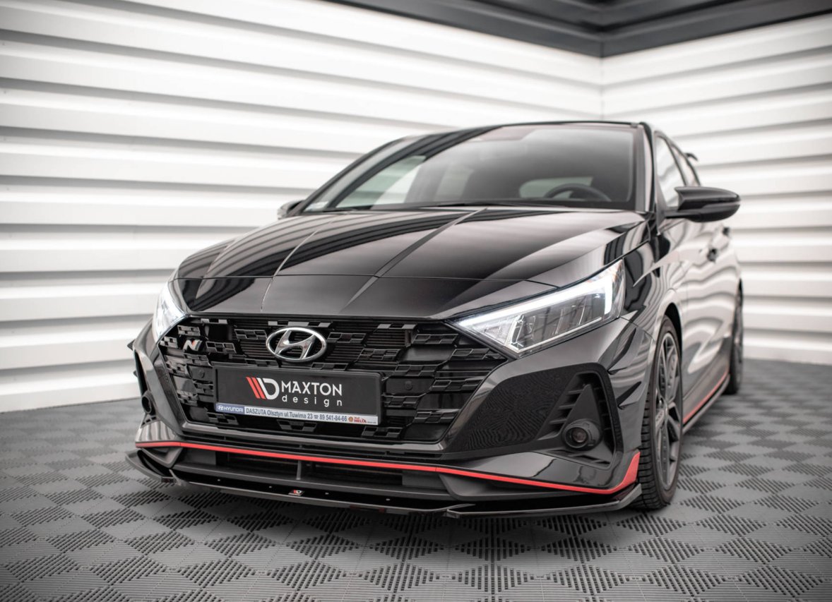Maxton Design Ön Splitter / Lip V.3 — Hyundai i20 N