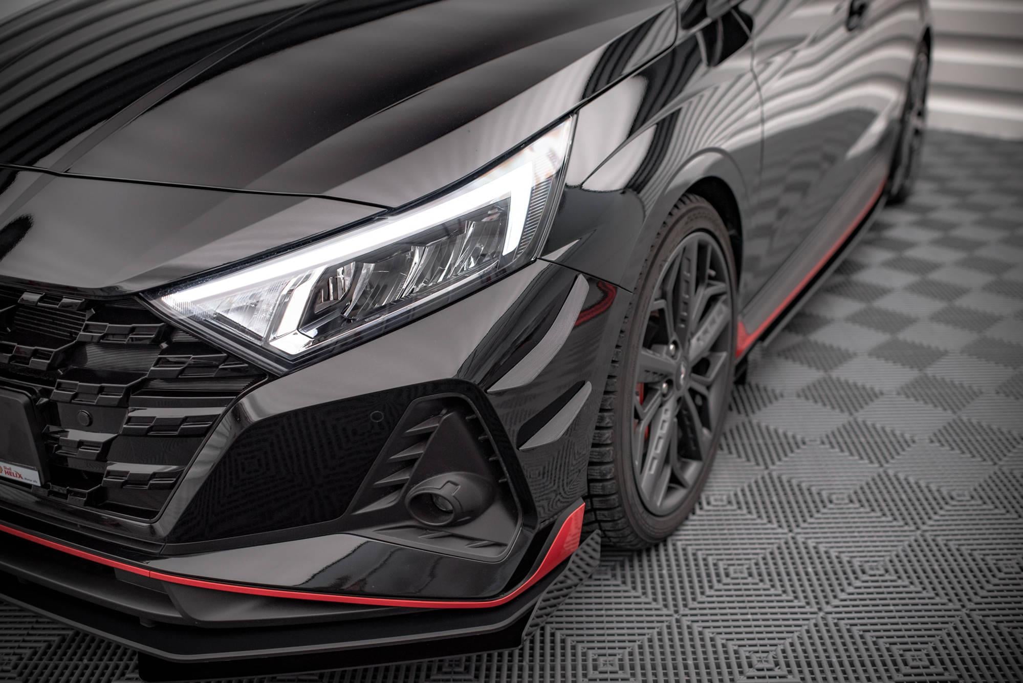 MAXTON HY-I20-3-N-CAN1 Front Bumper Wings (Canards) Hyundai I20 N Mk3
