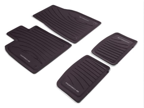 Porsche Taycan  Orijinal 4 Parça Her Hava Koşuluna Uygun Paspas Seti – Blackberry – 9J1-044-800-20-OW4