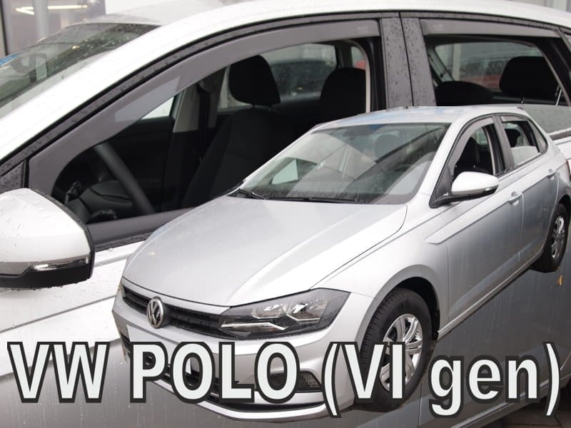Wind deflectors VOLKSWAGEN Polo VI 5d 2017- (rear deflectors included)