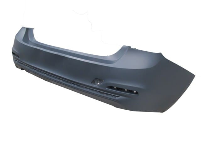 Bmw 3 Seri F30 15/18 Arka Tampon Koyu Gri/astarlı (Sensör Deliksiz/nikelaj Çıta Delikli)(tw)