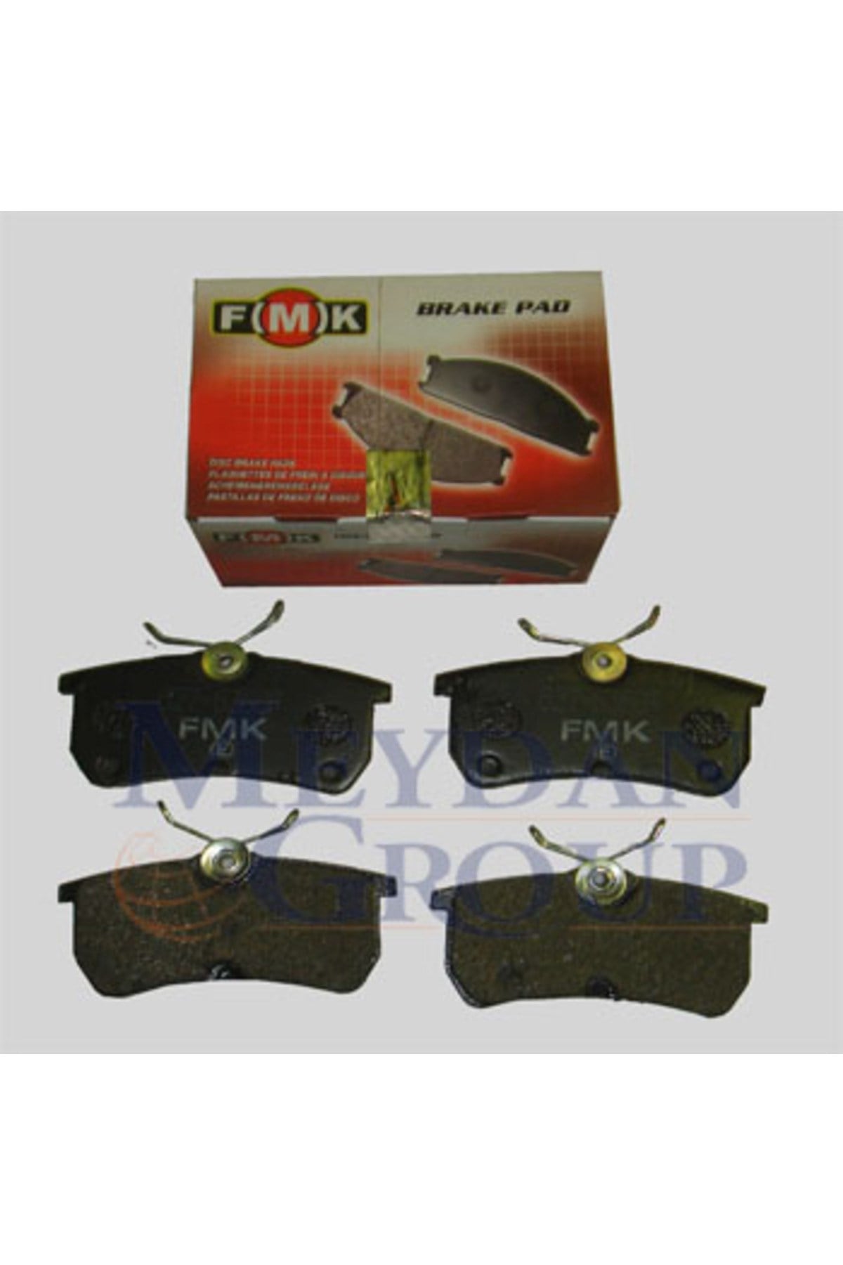 Ford Focus- SD/HB- 05/07; Arka Fren Balatası 1,4/1,6/1,8/2,0 (Disk) (87,2x42,5x13) 98AB-2M008-BA
