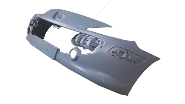 Peugeot 307 06/08 Ön Tampon Gri Astarlı(panjur/bant Delikli/sis Çerçeveli)(panel Üst Korumalı)t