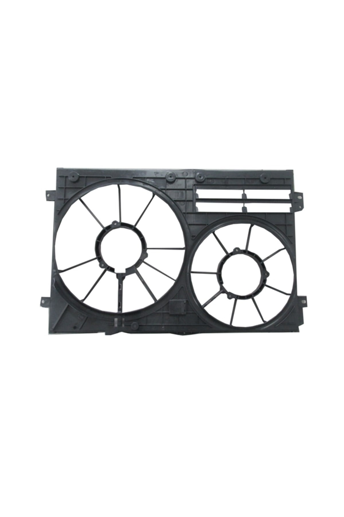 VOLKSWAGEN GOLF- PLUS- 07/08; RADYATÖR VE KLİMA FAN DAVLUMBAZI BOŞ GÖVDE (ÇİFTLİ) (300W 363MM)