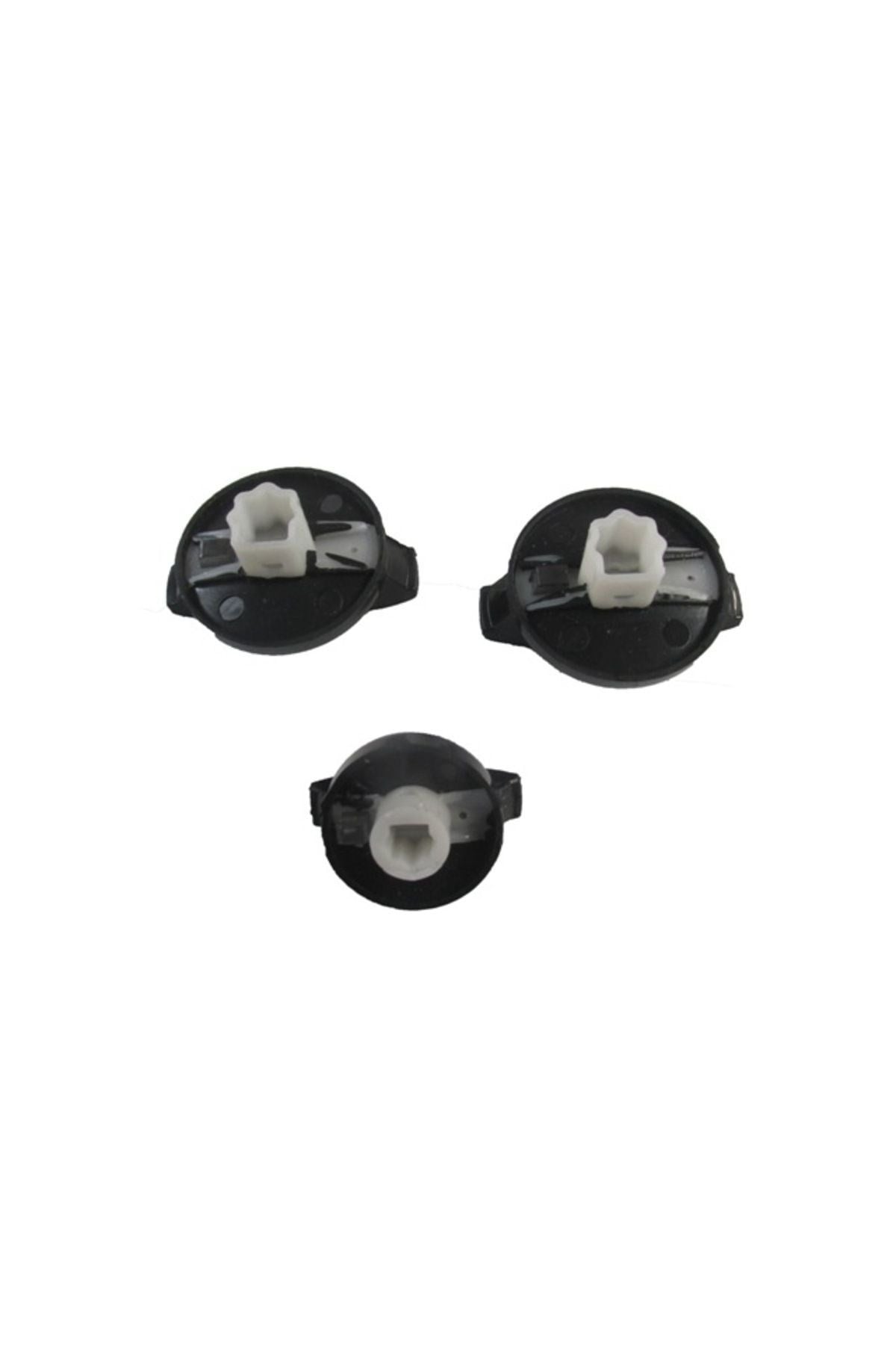 Volkswagen Transporter- T5- 04/09; Kalorifer Ayar Düğmesi (Set) (3 Parça) (Oem No: 7H0819045F) Tst3