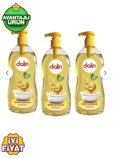 Dalin Bebek Şampuanı 700 ml *3Adet