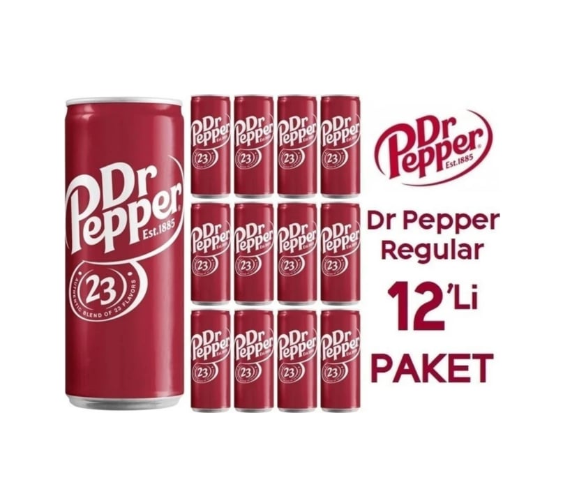 Dr. Pepper 330ml 12'li Paket