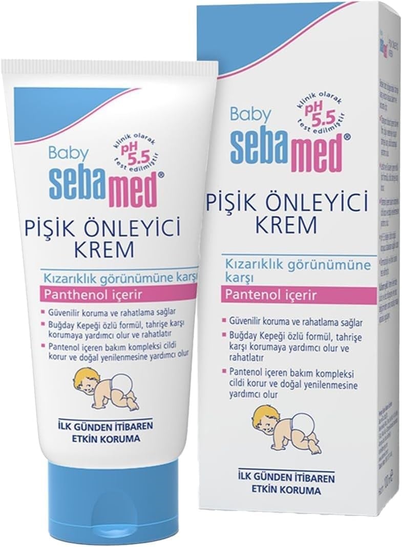 Sebamed Baby pH 5.5 Yoğun Nemlendirici Etkili Pantenol İçerikli Koruyucu Bebek Pişik Önleyici Krem 50 ml