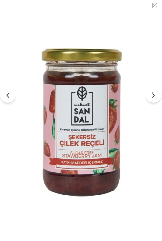 Şekersiz Çilek Reçeli 290 Gr.