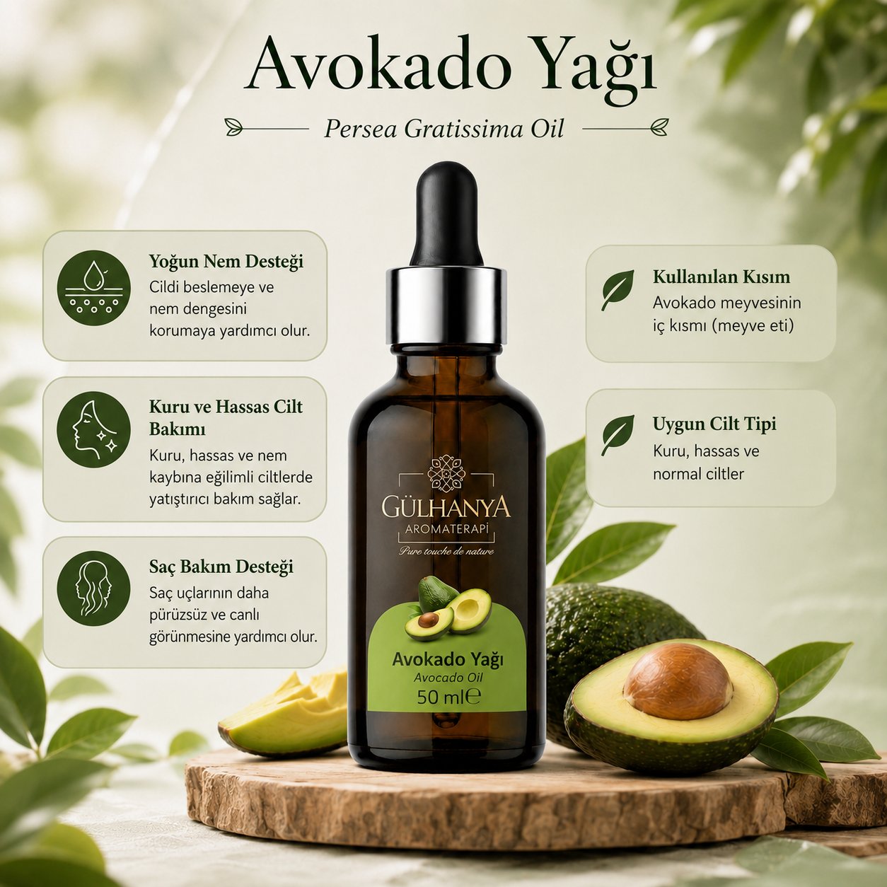 Avokado Yağı 50ml