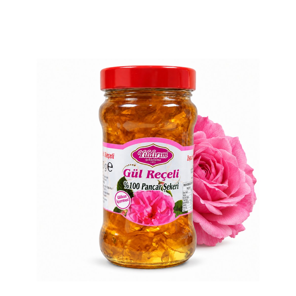 Gül Reçeli %100 Pancar Şekerli 400gr