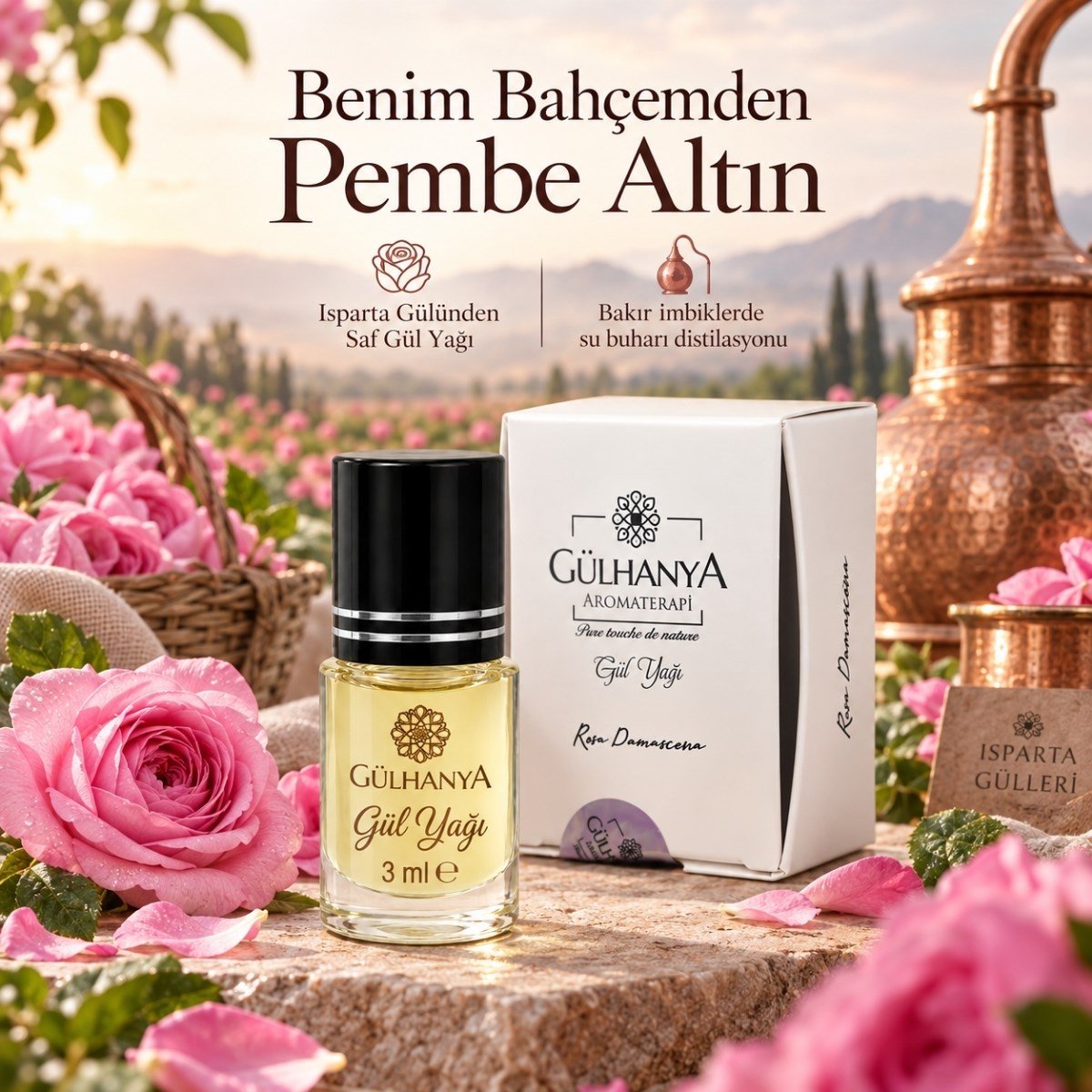 Gül Yağı 3ml Roll-On