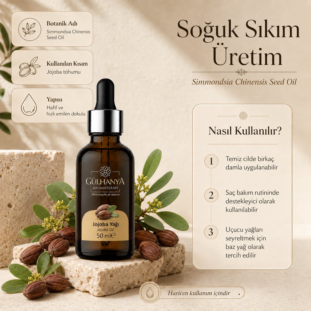 Jojoba Yağı 50ml