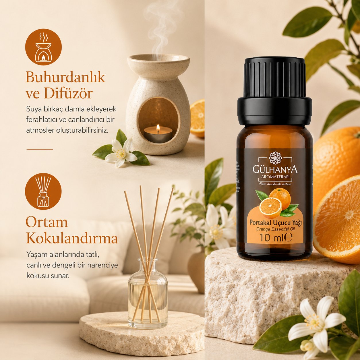 Portakal Uçucu Yağı 10ml