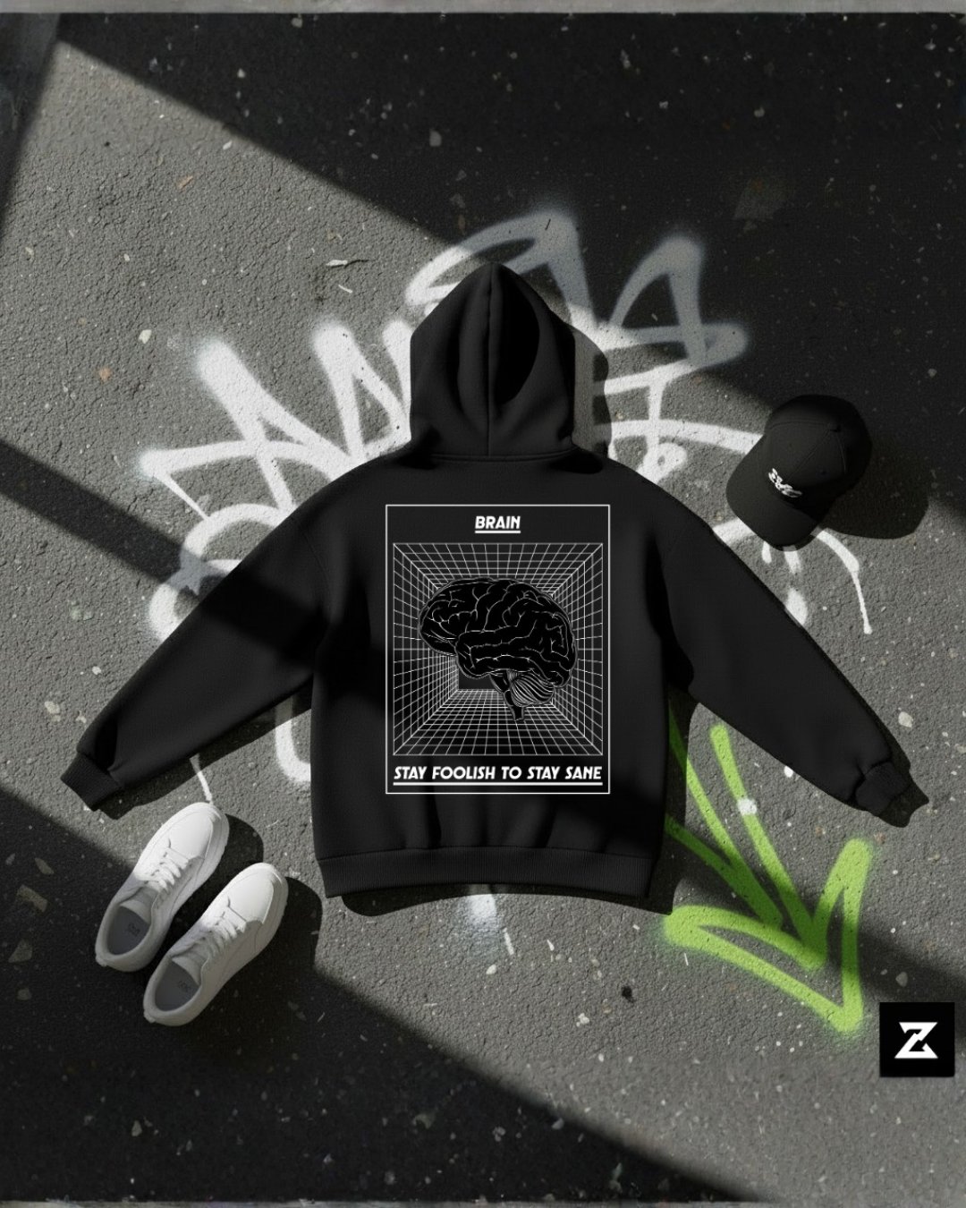 BRAIN REGULAR SWEATSHİRT