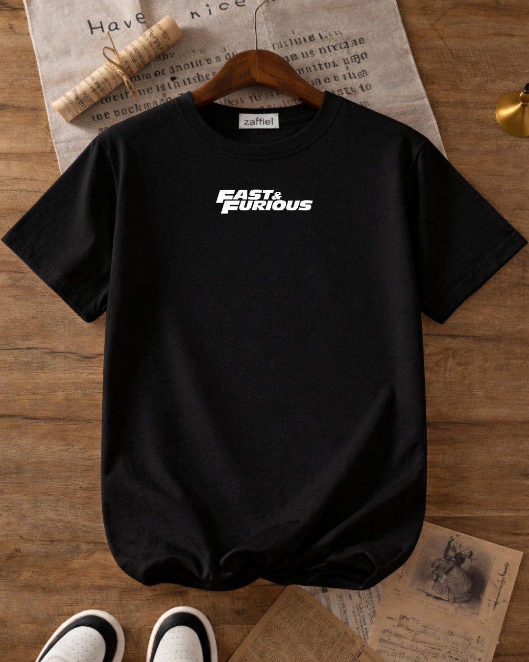 Paul Walker Oversize T-Shirt ( Siyah)