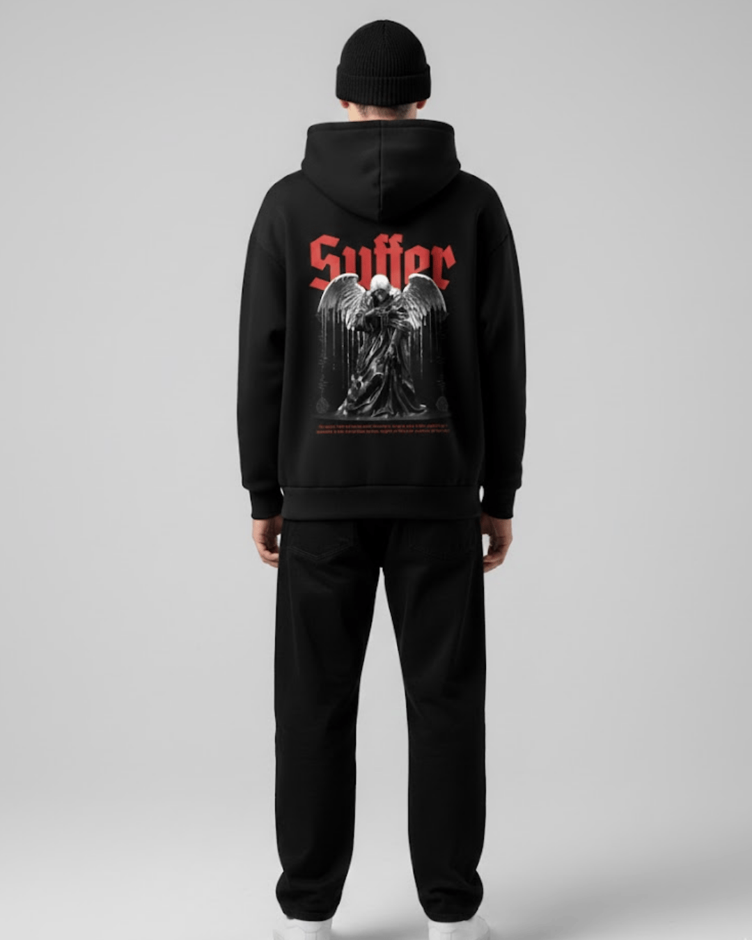 SUFFER BASKILI REGULAR UNİSEX SWEATSHİRT
