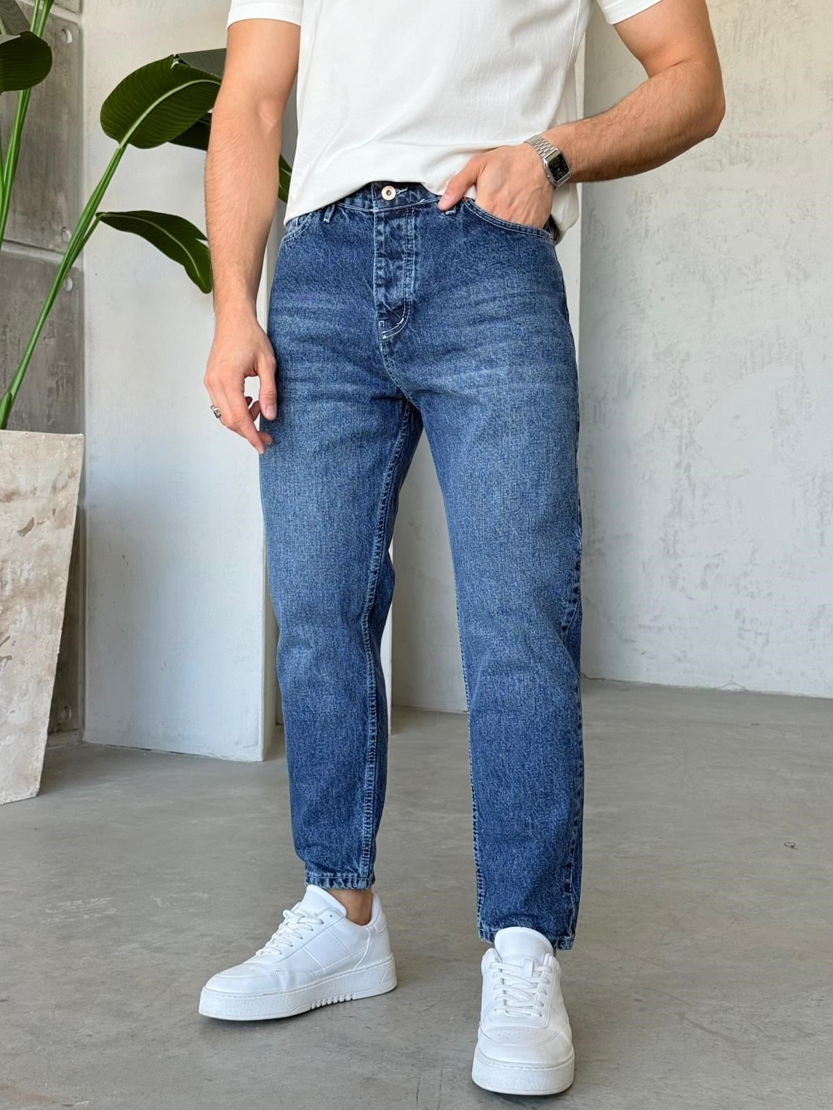 MAVİ BASIC BOYFRIEND KOT PANTOLON